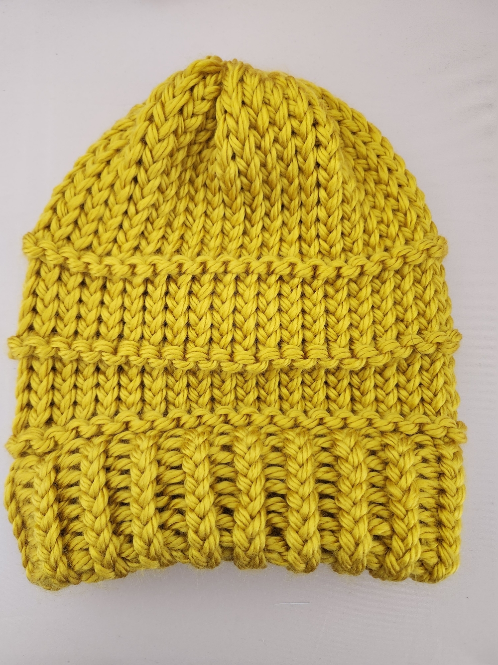 Golden Mustard Knit Beanie